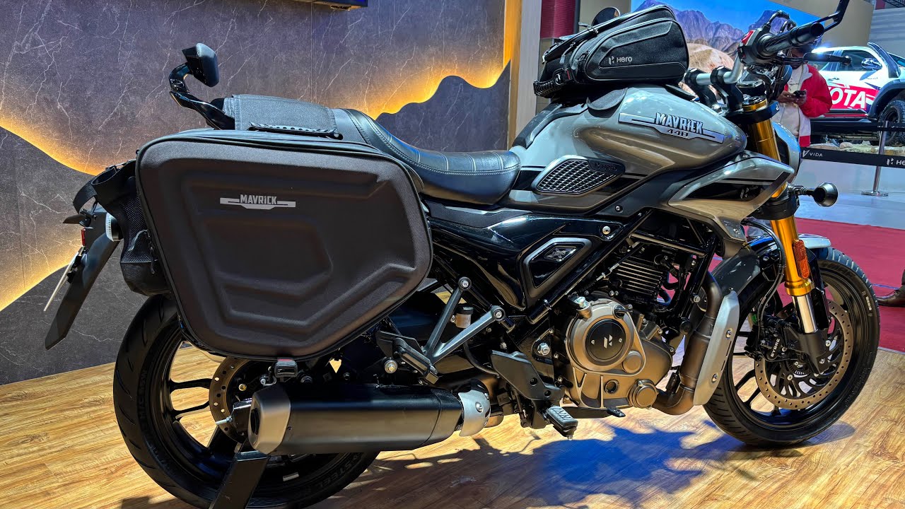 Hero Mavrick 440 comes in a powerful avatar! A scrambler-style entry with a 440cc engine